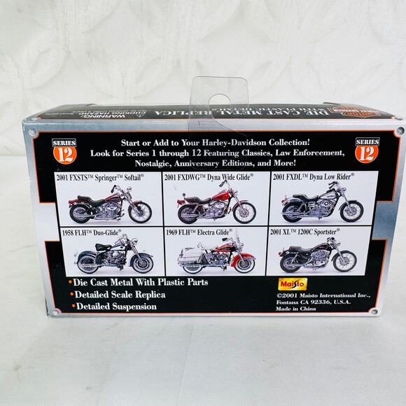 Maisto Harley Davidson DieCast 1:18 Series 12 - 2001 FXDL‎ Dyna Low Rider - Picture 6 of 8